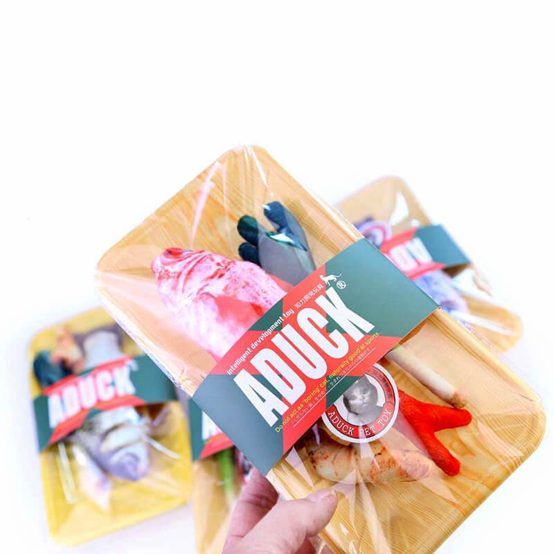 Aduck Simulation Catnip Fish Toys