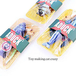 Aduck Simulation Catnip Fish Toys