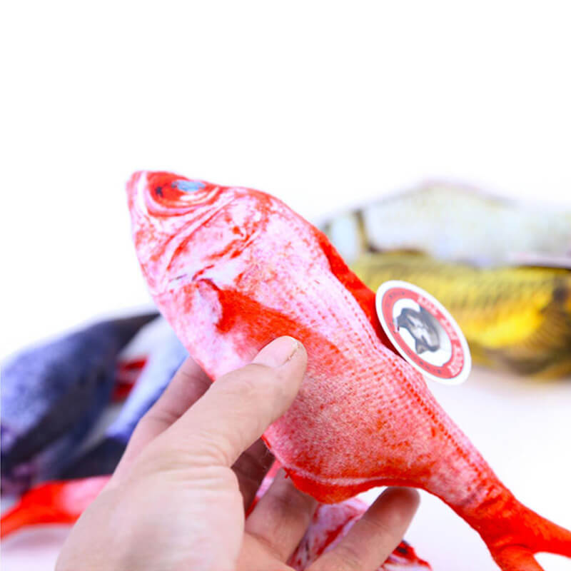 Aduck Simulation Catnip Fish Toys