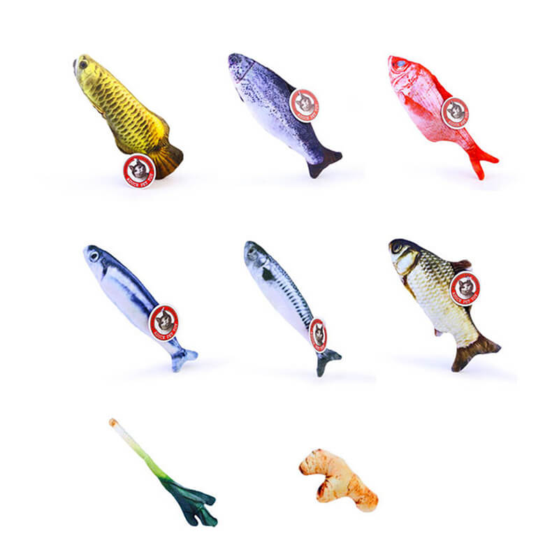 Aduck Simulation Catnip Fish Toys