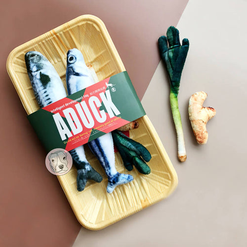 Aduck Simulation Catnip Fish Toys